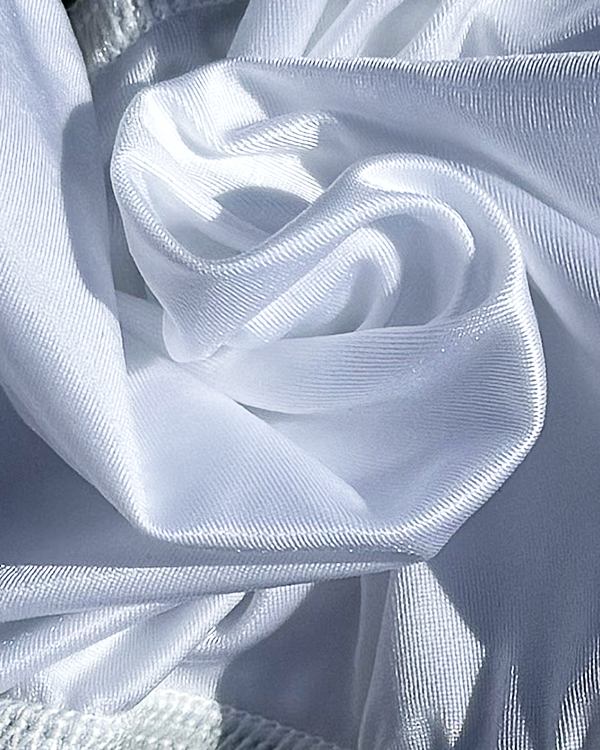 Close-up of white fabric