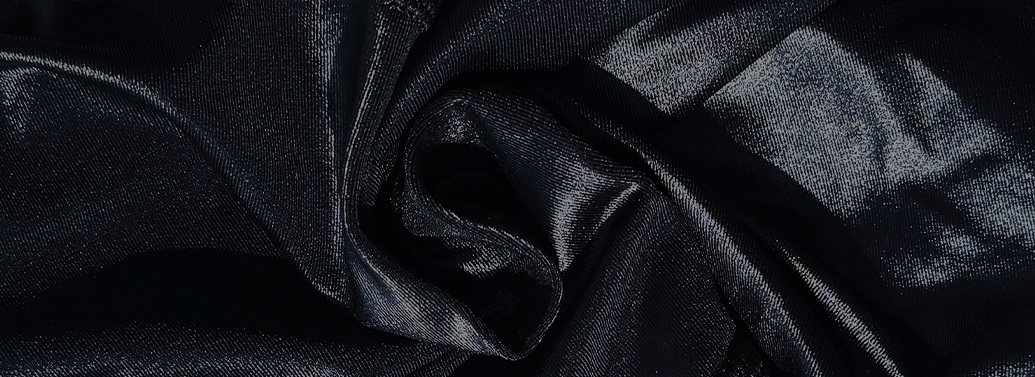 black wet look lycra